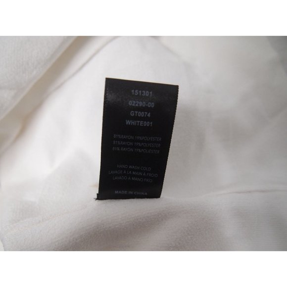 Good American Womens Thick Knit Cropped Top 6 White Racerback Tank - Picture 6 of 6